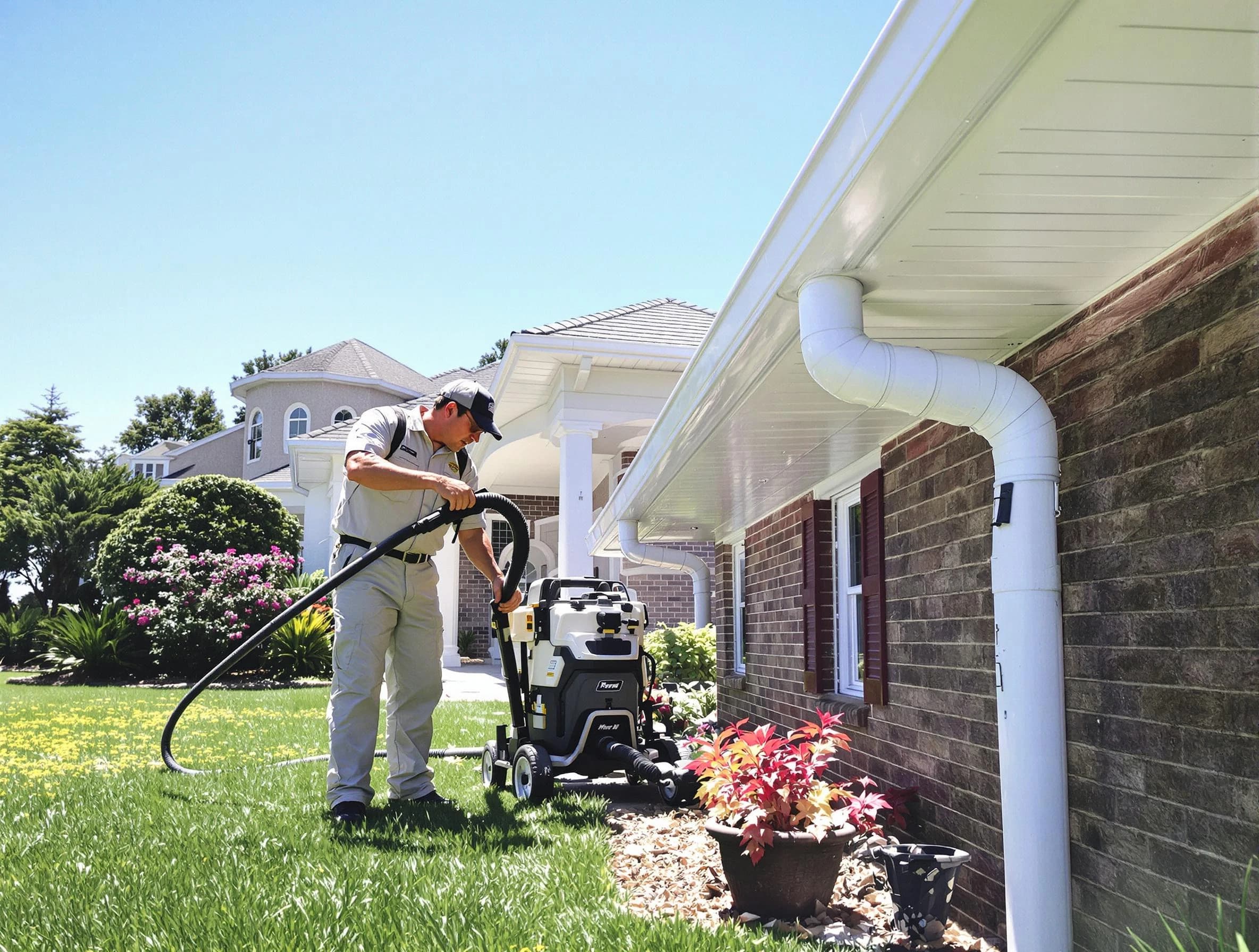 Downspout Cleaning in Euclid